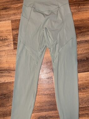Whitney Simmons Gymshark Sage Green High-Waist Leggings